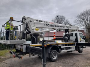 Camion élévateur avec opérateur